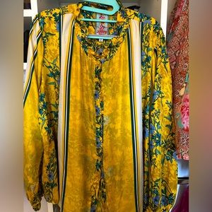 Johhny Was Silk Blouse